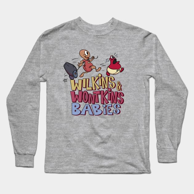 Wilkins & Wontkins Babies Long Sleeve T-Shirt by UzzyWorks